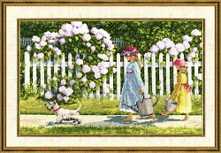 Вышивка ЧМ-014 Цветочная тропинка