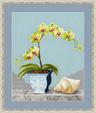 Вышивка СЖ-025 Зеленая орхидея Вышивка СЖ-025 Зеленая орхидея