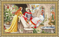 Вышивка ЧМ-068 Рыцарь на белом коне