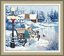 Вышивка ЧМ-035 Серебряные коньки