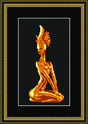 Вышивка ЗМ-009 Девушка-огонь