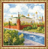 Вышивка ВС-011 Москва... как много в этом звуке (А.С. Пушкин)