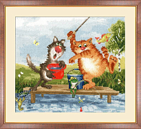 Вышивка ВК-025 Золотая рыбка Вышивка ВК-025 Золотая рыбка