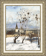 Вышивка 00-002 Грачи прилетели